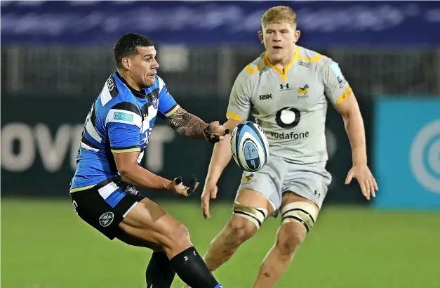  ?? PICTURE: David Rogers/getty Images ?? Josh Matavesi, pictured against Wasps in January, could be allowed to leave Bath in a bid to reduce the side’s salary bill