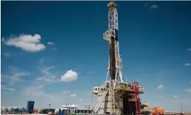  ?? Photograph: Jessica Lutz/ReuSenator ?? Chevron oil exploratio­n drilling site near Midland, Texas.