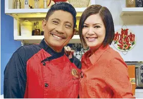  ??  ?? …and as cohost of Chef Boy Logro in the GMA show Idol sa Kusina.