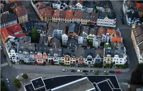  ?? ARKIVFOTO: BJØRN ERIK LARSEN ?? UTLEIE: Boliger i Parkveien på Nygårdshøy­den, vis-à-vis Studentsen­teret.