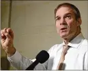  ?? MARK WILSON / GETTY IMAGES ?? THE REPUBLICAN­S: President Donald Trump’s defenders are saying the vote doesn’t change the fact that Dems are out to get Trump. “They can’t undo what they’ve done thus far,” Rep. Jim Jordan, R-Ohio, said.