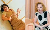  ?? ELFIE SEMOTAN ?? Maria Lassnig und Birgit Minichmayr – sie spielt derzeit die Malerin im Film „Mit einem Tiger schlafen“
