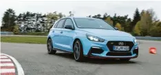  ?? Foto: Hyundai ?? Kann auch Rennstreck­e: der Hyundai i30 N.