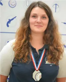  ??  ?? Juliette Hervieu vice-championne de France.