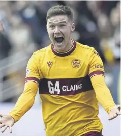  ?? PICTURE: CRAIG FOY/SNS ?? Motherwell’s Blair Spittal has reportedly agreed to join Hearts