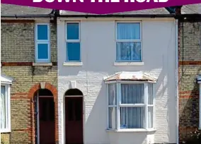  ??  ?? Wild about animals: Aspinall and Carrie Symonds with cheetahs. Far left: His Howletts House abode. Above: A house in Canterbury
...AND WHAT HE’D GET FOR SAME RENT JUST DOWN THE ROAD