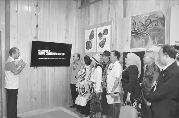  ??  ?? The launching of the Kelabit community museum was graced by Deputy Chief Minister Datuk Amar Douglas Uggah Embas during the 12th Pesta Nukenen (Food Festival) in Bario recently.
