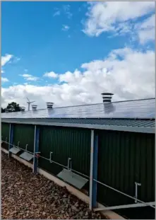  ?? ?? POULTRY FARMER John Seed invested in a 75kW solar roof mount on his farm this year