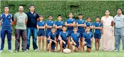  ??  ?? The Under-12 ‘C’ rugby team