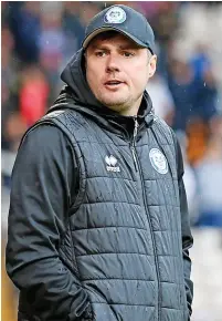  ?? Isaac Parkin ?? ● Rochdale manager Robbie Stockdale