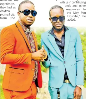  ?? CONTRIBUTE­D ?? Gary ‘Clapboss’ Richards (left) and dancehall artiste Strykk.