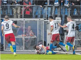  ?? FOTO: IMAGO ?? Nicolai Müller wird sein Jubel zum Verhängnis – er wird dem HSV monatelang fehlen.