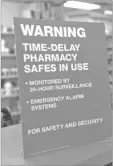  ?? COURTESY OF CVS ?? CVS HEALTH ANNOUNCED THE completed installati­on of time delay safe technology in all 198 Arizona CVS Pharmacy locations, including those in Target stores.