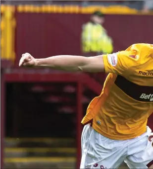  ?? ?? Turnbull burst onto the scene at Motherwell, earning a £3m move to Celtic last summer