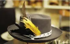  ?? CARLOS OSORIO/TORONTO STAR ?? Ruiz says Downie popped in recently to try hats for his Secret Path concerts.