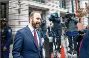  ?? ERIN SCHAFF / THE NEW YORK TIMES ?? Rick Gates, a lobbyist and former deputy chairman of Donald Trump’s presidenti­al campaign, has been a key cooperator for special counsel Robert Mueller’s team after he cut a plea deal.