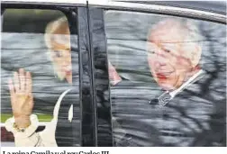  ?? Henry Nicholls / AFP ?? La reina Camila y el rey Carlos III.