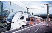  ?? FOTO: DPA ?? Ab 1. Februar ist Abellio in NRW Geschichte, weil die Firma zu hohe Verluste machte.