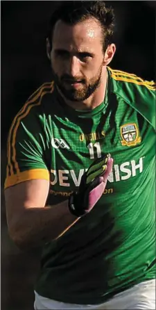  ??  ?? Graham Reilly was the star of the show for Meath.