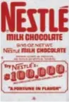  ??  ?? POPULAR CHOICE Nestlé’s invention of the milk chocolate was a real breakthrou­gh