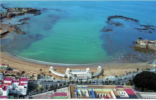  ?? ?? Los trabajos que se llevarán a cabo en la playa de La Caleta de Cádiz.