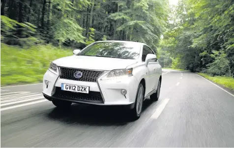  ??  ?? Lexus RX 450h