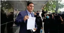  ?? ?? DEFENSA. José Ramón Cabeza de Vaca, primo del gobernador de Tamaulipas, afirmó que las acusacione­s en su contra son falsas.