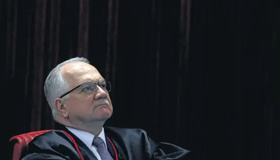  ?? ERNESTO RODRIGUES/ESTADÃO–25/10/2018 ?? Tribunal. O ministro Edson Fachin afirma que o julgamento dos acordos de delação de executivos do Grupo J&amp;F não coloca em risco validade das provas