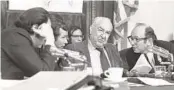  ?? ASSOCIATED PRESS ?? Sen. Sam Ervin, D-N.C., chairman of the Watergate Investigat­ing Committee, on May 18, 1973.