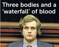  ?? Picture: ESA ALEXANDER ?? IN THE DOCK: Henri van Breda is on trial in the High Court in Cape Town for the murders of his parents and his brother at their home near Stellenbos­ch two years ago