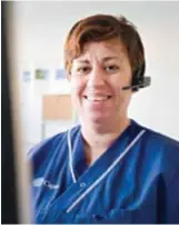  ??  ?? Danixa Engman är en av sjuksköter­skorna som svarar på dina frågor i chatten.