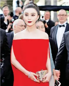  ?? — Reuters ?? Fan arriving for the screening of the film “The Beguiled” at the Cannes film festival last year.