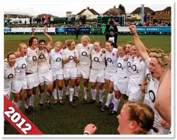  ?? ?? RAISING THE BAR: Packer at Twickenham with the Six Nations trophy last year and (above) winning the title at Esher 12 years ago