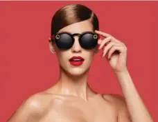  ?? SNAP INC./AFP/GETTY IMAGES ?? The California-based company is selling each pair of glasses for $130 (US.).