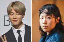  ?? ?? BTS member Jimin (left) and Korean-born France-based actress Park Ji-min (AFP)