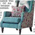  ?? ?? Ditsy: A Cath Kidston chair and, top, sofa