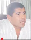  ??  ?? El seccionale­ro Héctor Rubén Figueredo Notario ya no atendió las llamadas de nuestro diario ayer.