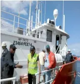  ?? F.E. ?? Aduanas y Armada confiscaro­n barco con gasoil de contraband­o.