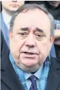  ??  ?? JUDICIAL REVIEW Alex Salmond