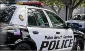  ?? RICHARD GRAULICH / THE PALM BEACH POST ?? Palm Beach Gardens police were given more money after the city learned as many as 14 officers were thinking of leaving for the sheriff’s office.