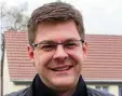  ?? FOTO: SABINE SPITZER ?? Bietet seine Kandidatur an: Sundhausen­s Bürgermeis­ter Christoph Kindervate­r.