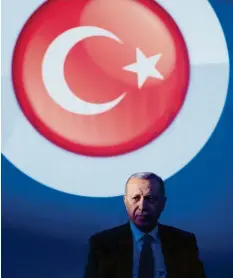  ?? Foto: dpa ?? Präsident Erdogan: Trübe Aussichten für türkische Wirtschaft.