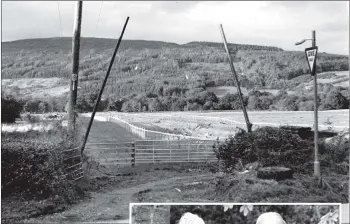  ?? 01_B42twe02 ?? The Glenkiln site of Mesolithic house taken from the main road south of Lamlash.