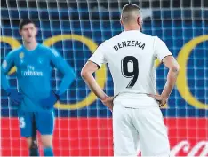  ?? FOTO: AFP ?? Real Madrid tiene problemas de gol. Ante el Villarreal no hubo mejoría y empató 2-2.