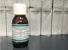  ?? KATHY YOUNG/AP FILES ?? The U.K.’s GW Pharmaceut­icals Plc is developing an epilepsy treatment drug called Epidiolex using the cannabis compound cannabidio­l. The country has no legal medical pot framework.