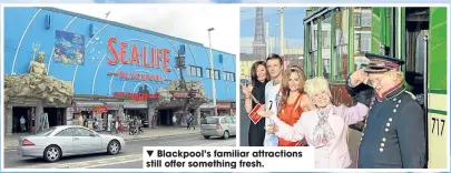  ??  ?? Blackpool’s familiar attraction­s still offer something fresh.