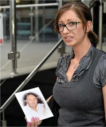  ?? Photo: Kevin Farmer ?? NEVER FORGOTTEN: Kate Lowe, whose father Norm Olsen was killed trying to save a woman from a violent ex-partner, said Toowoomba should remember his act of bravery.