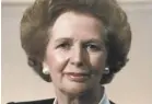  ?? ?? ▲ Margaret Thatcher said victims had ‘the best treatment available’