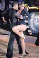  ?? GRACIELA SOLÍS. ?? Natalia y Erick bailaron a ritmo de tango.
