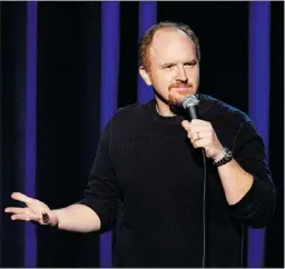  ??  ?? Louis C.K. is the Emmy Award-winning stand-up comedian, writer, actor, producer and director of Louie.